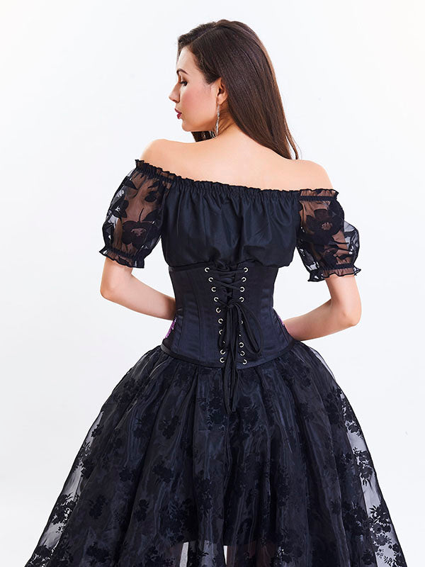 Women Floral Embroidered Corsets and Bustiers