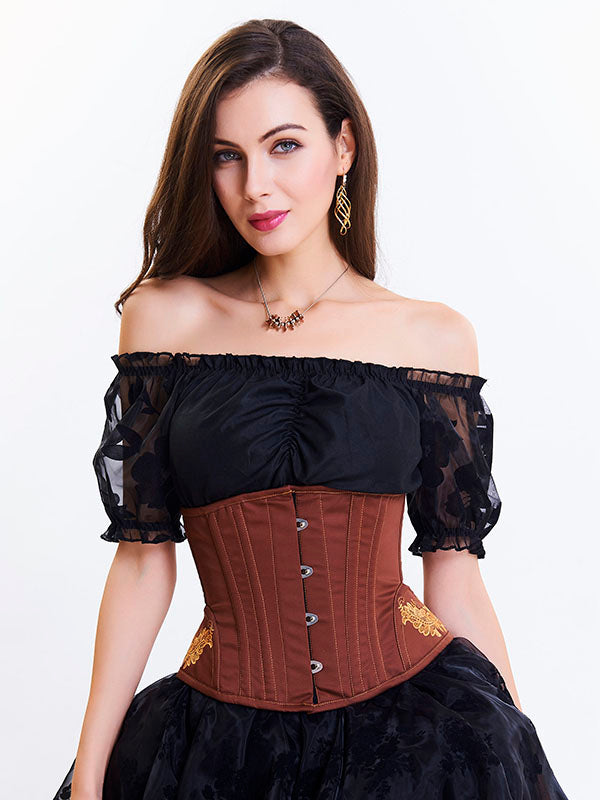Women Floral Embroidered Corsets and Bustiers