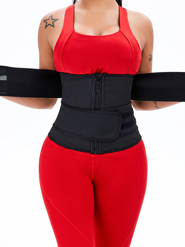 Sticker Latex Double-Belt Waist Trainer