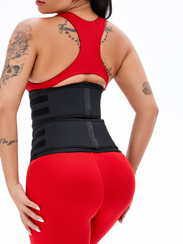 Sticker Latex Double-Belt Waist Trainer