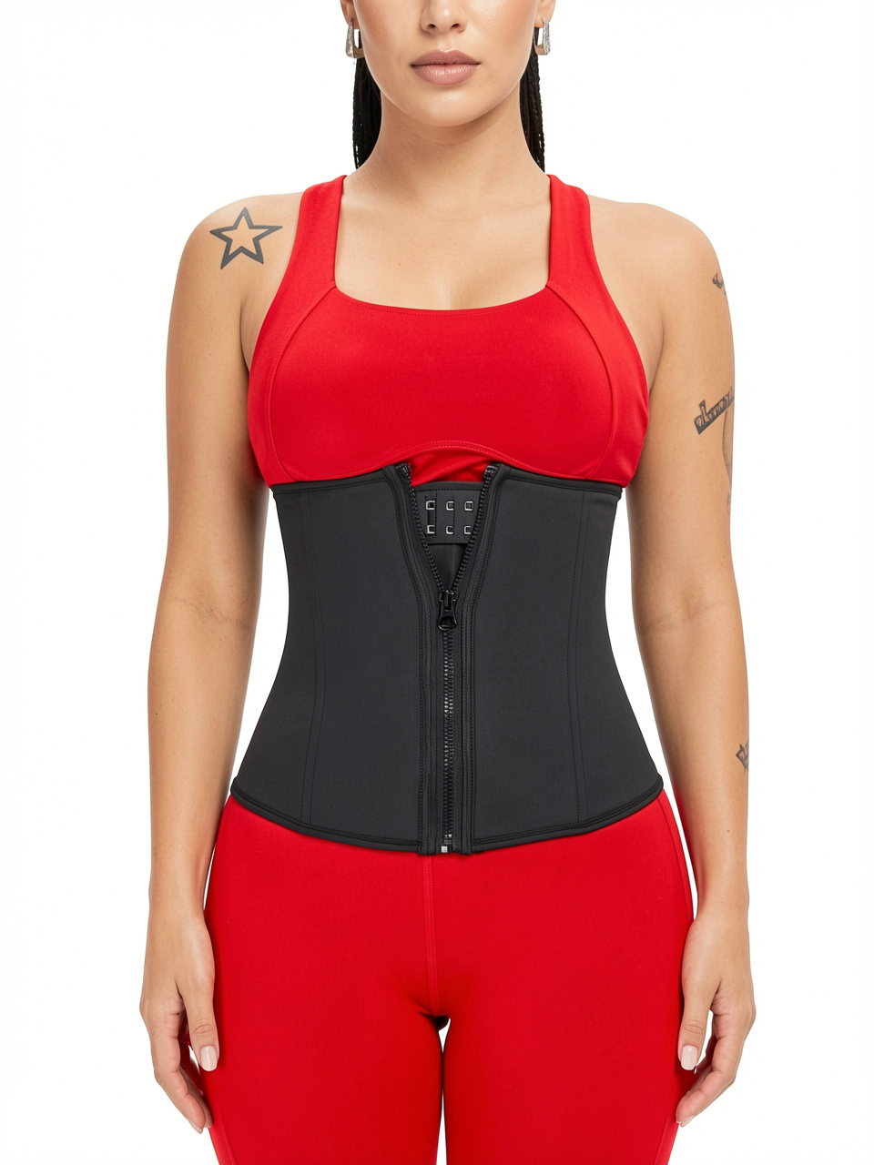 Sticker Latex Double-Belt Waist Trainer