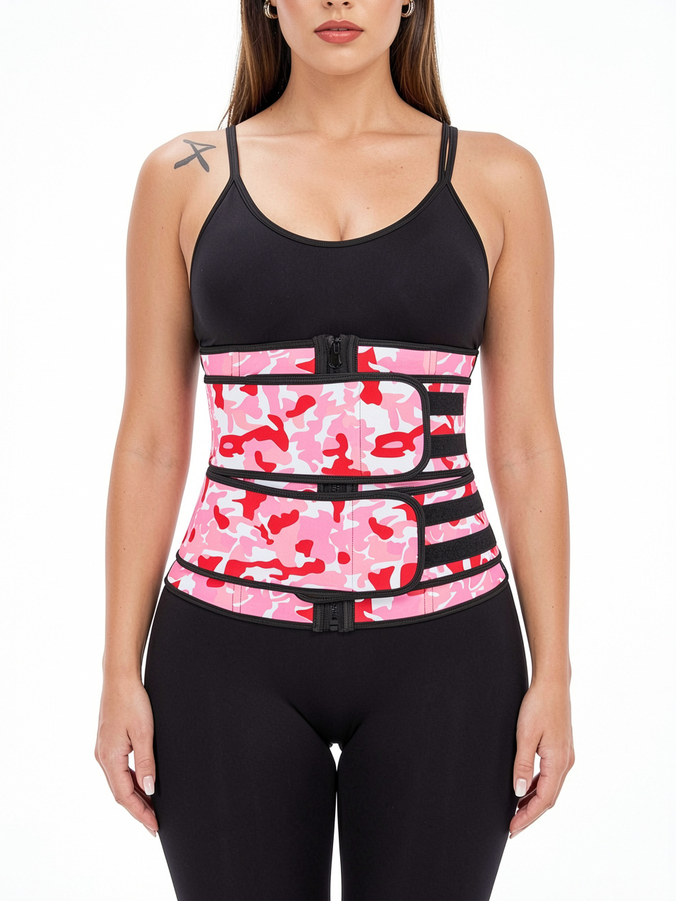 Sticker Latex Double-Belt Waist Trainer