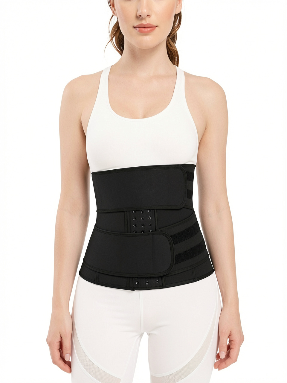 9 Steel Bones Latex Waist Trainer