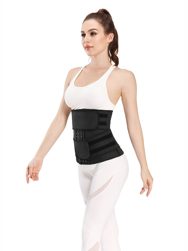 9 Steel Bones Latex Waist Trainer
