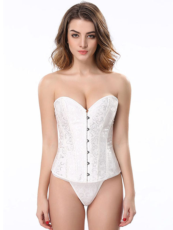 Strapless Brocade Bridal Corset