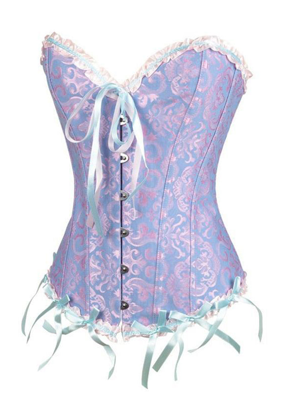 Strapless Brocade Bridal Corset