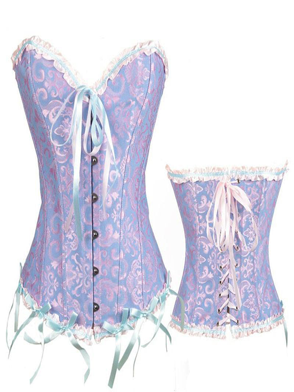 Strapless Brocade Bridal Corset