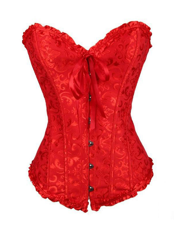 Strapless Brocade Bridal Corset