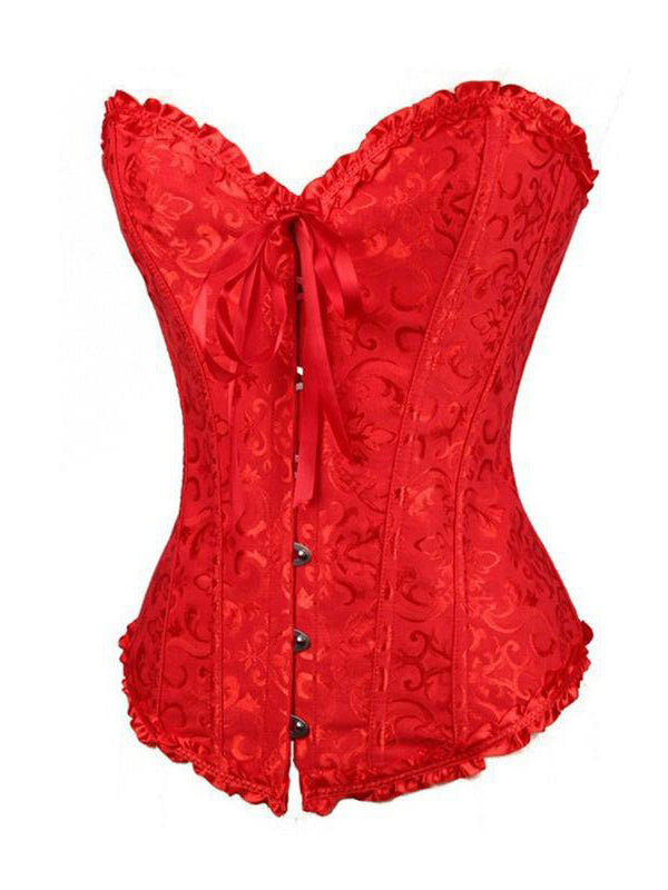 Strapless Brocade Bridal Corset