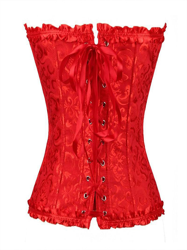 Strapless Brocade Bridal Corset