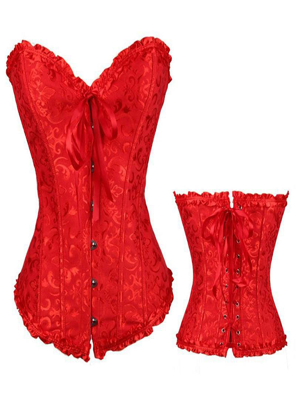 Strapless Brocade Bridal Corset