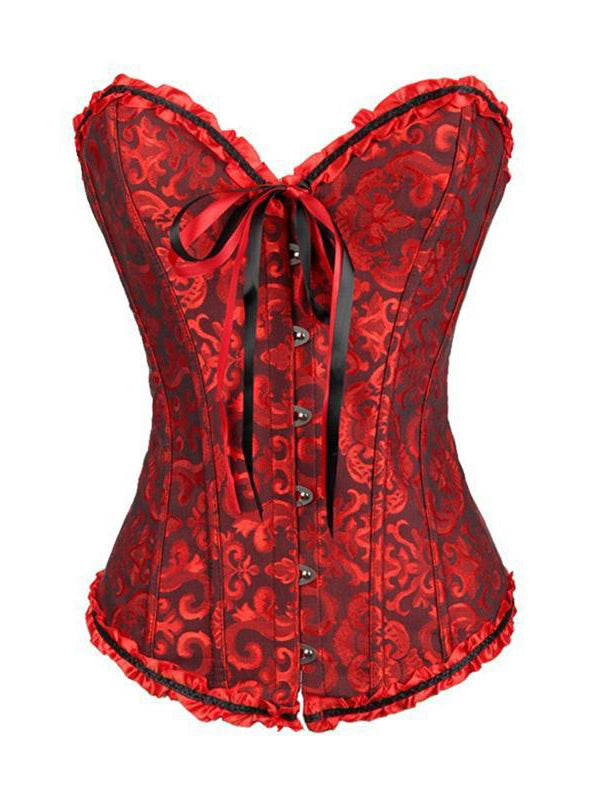 Strapless Brocade Bridal Corset
