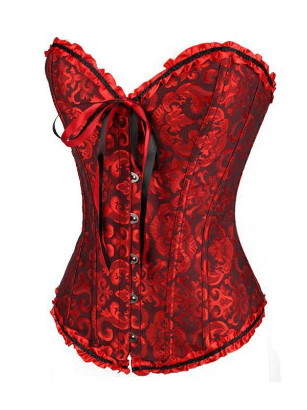 Strapless Brocade Bridal Corset