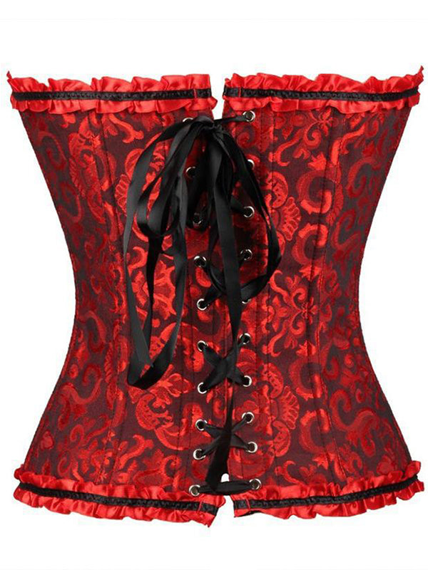 Strapless Brocade Bridal Corset