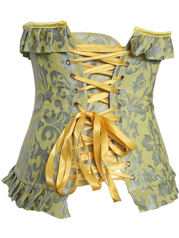 Sexy Floral Printed Women Corset