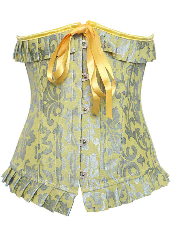 Sexy Floral Printed Women Corset
