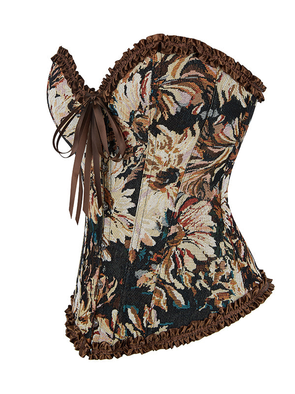 Women Sexy Steampunk Overbust Corset