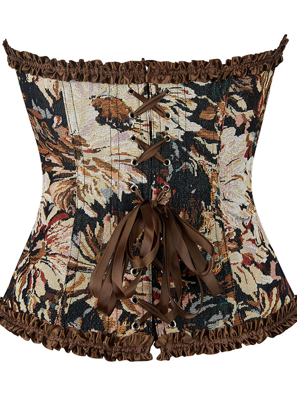 Women Sexy Steampunk Overbust Corset