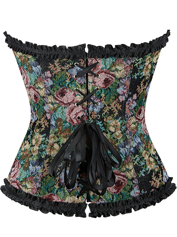 Women Sexy Steampunk Overbust Corset