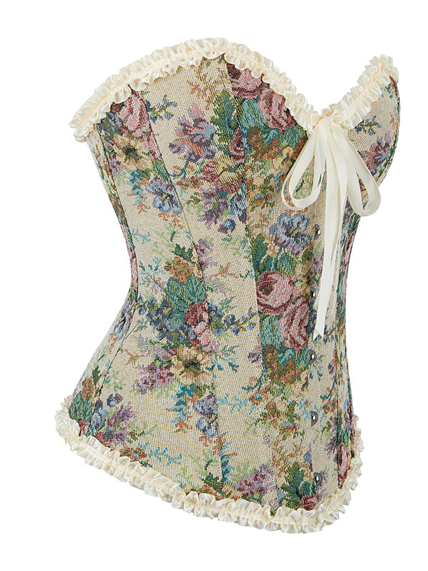 Women Sexy Steampunk Overbust Corset