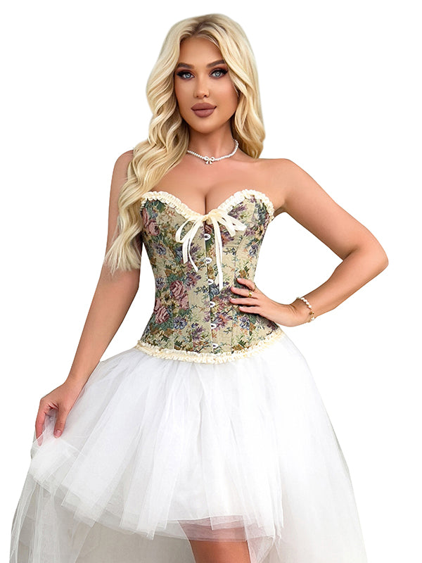 Women Sexy Steampunk Overbust Corset