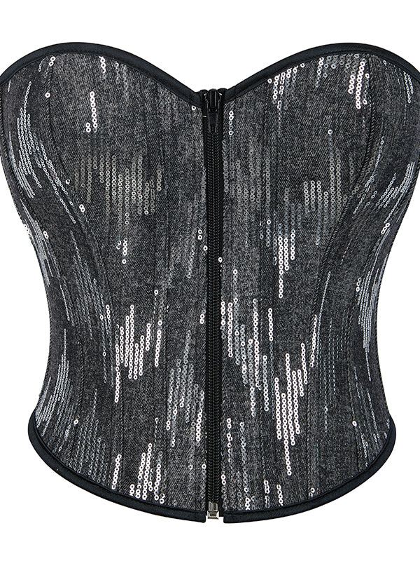 Women Sexy Steampunk Overbust Corset