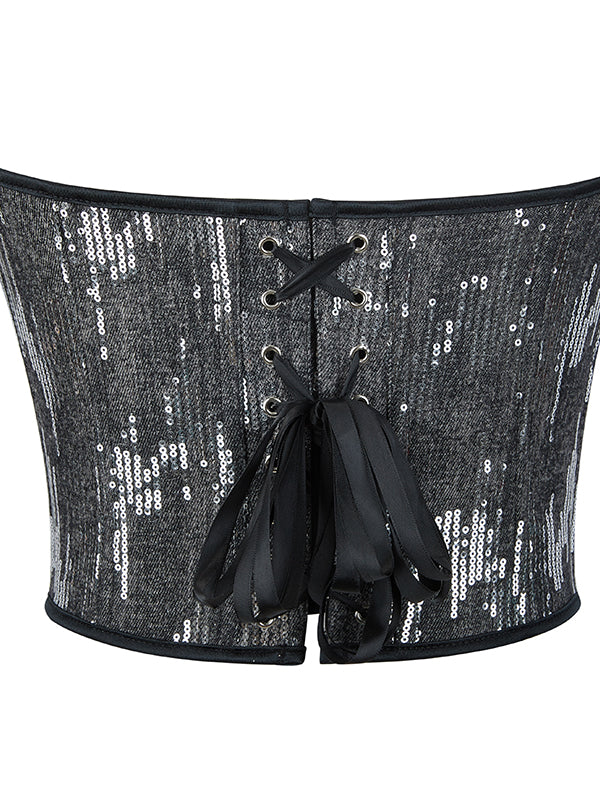 Women Sexy Steampunk Overbust Corset