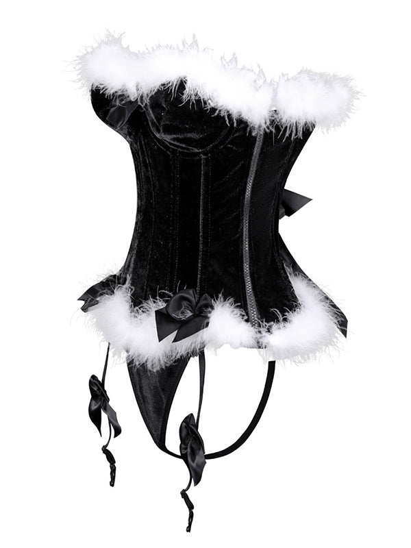 Black Women Overbust Corset