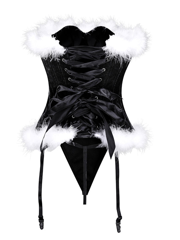 Black Women Overbust Corset