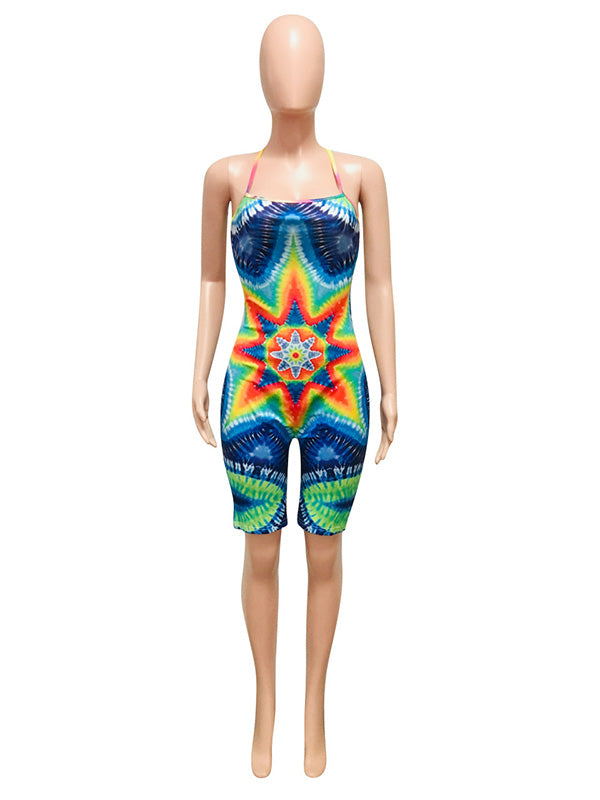 Women Bandeau Sleeveless Romper