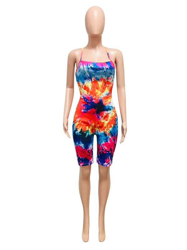 Women Bandeau Sleeveless Romper