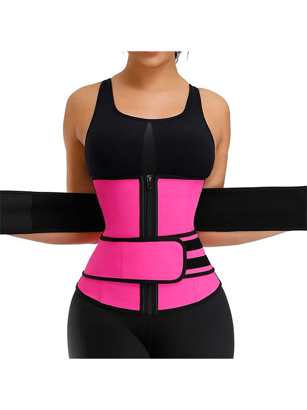 Latex Double-Belt Waist Trainer