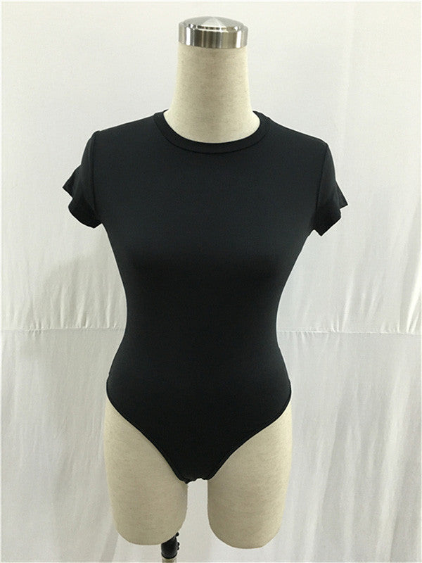 Women Sexy Short Sleeve Bodysuit