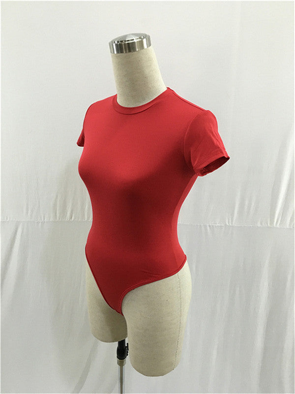 Women Sexy Short Sleeve Bodysuit