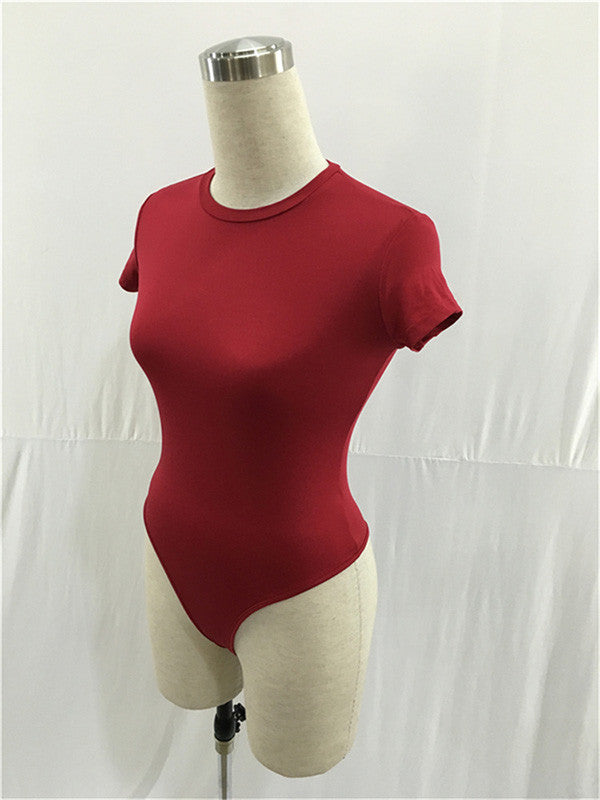 Women Sexy Short Sleeve Bodysuit