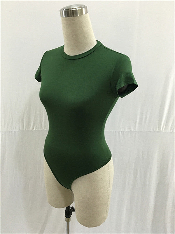 Women Sexy Short Sleeve Bodysuit