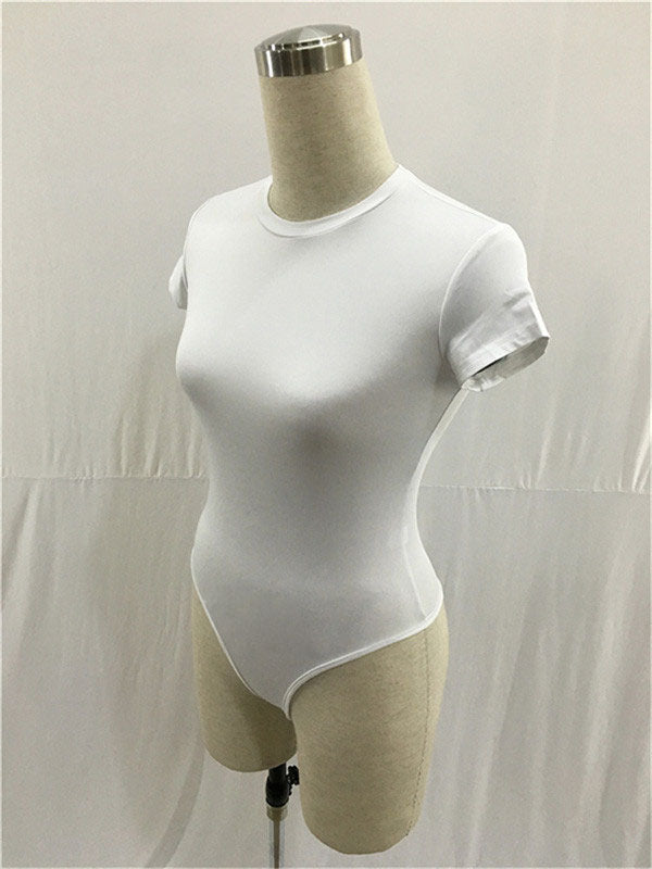 Women Sexy Short Sleeve Bodysuit