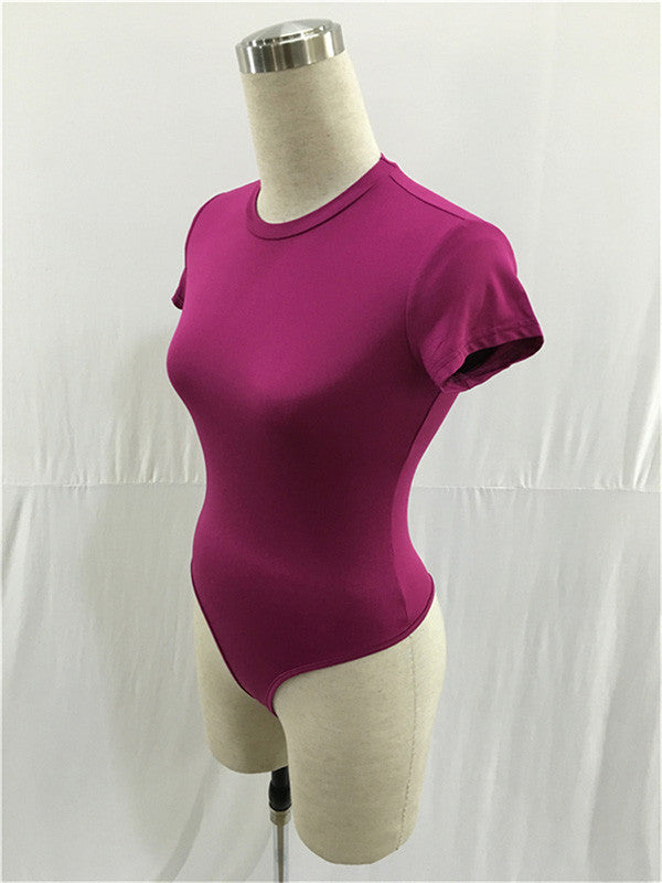 Women Sexy Short Sleeve Bodysuit