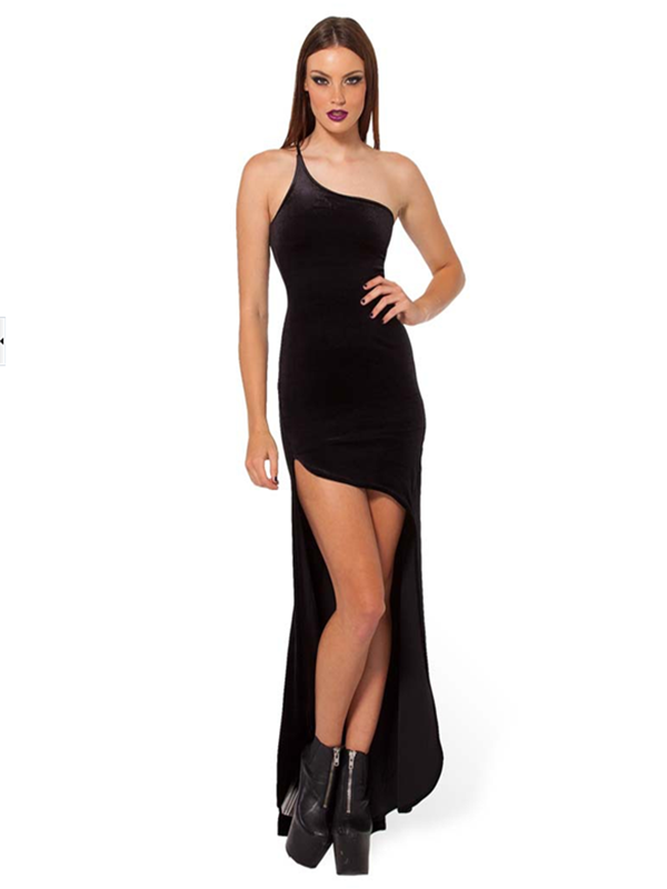 Sexy One Shoulder Maxi Dress