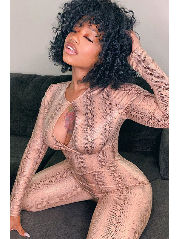 Women Fashion Long Sleeve Jumpsuit