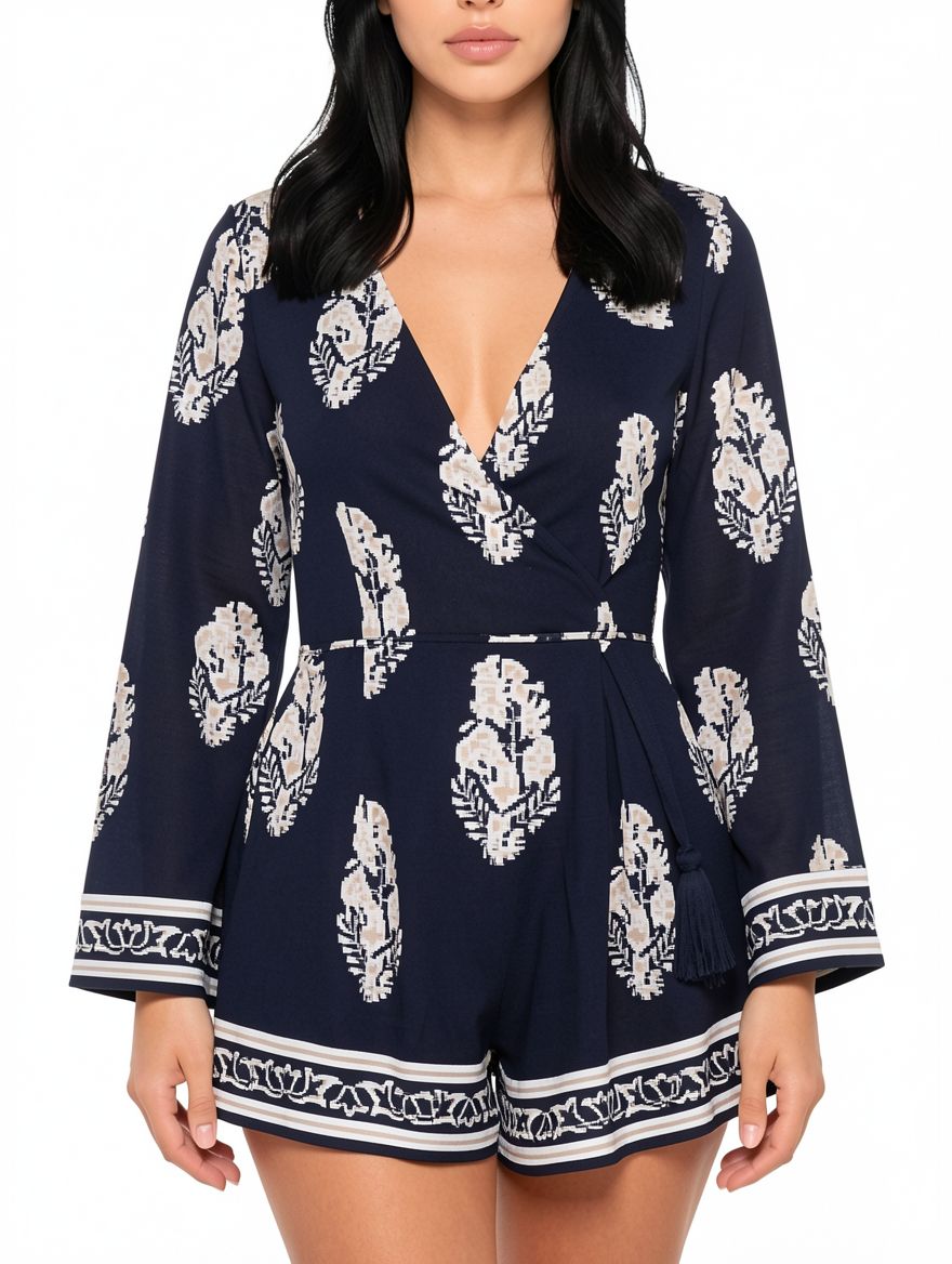 Women Sexy Deep V Neck Romper
