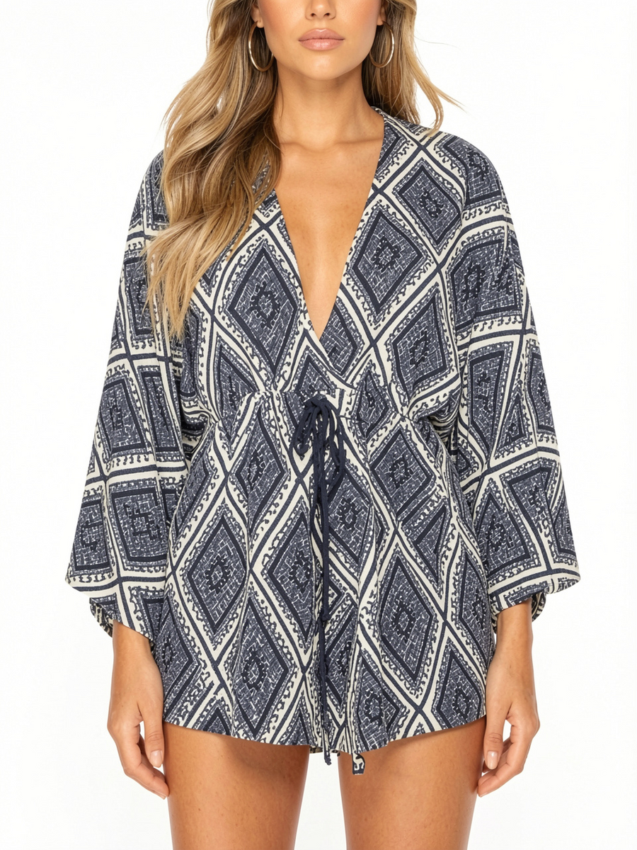 Women Sexy Deep V Neck Romper