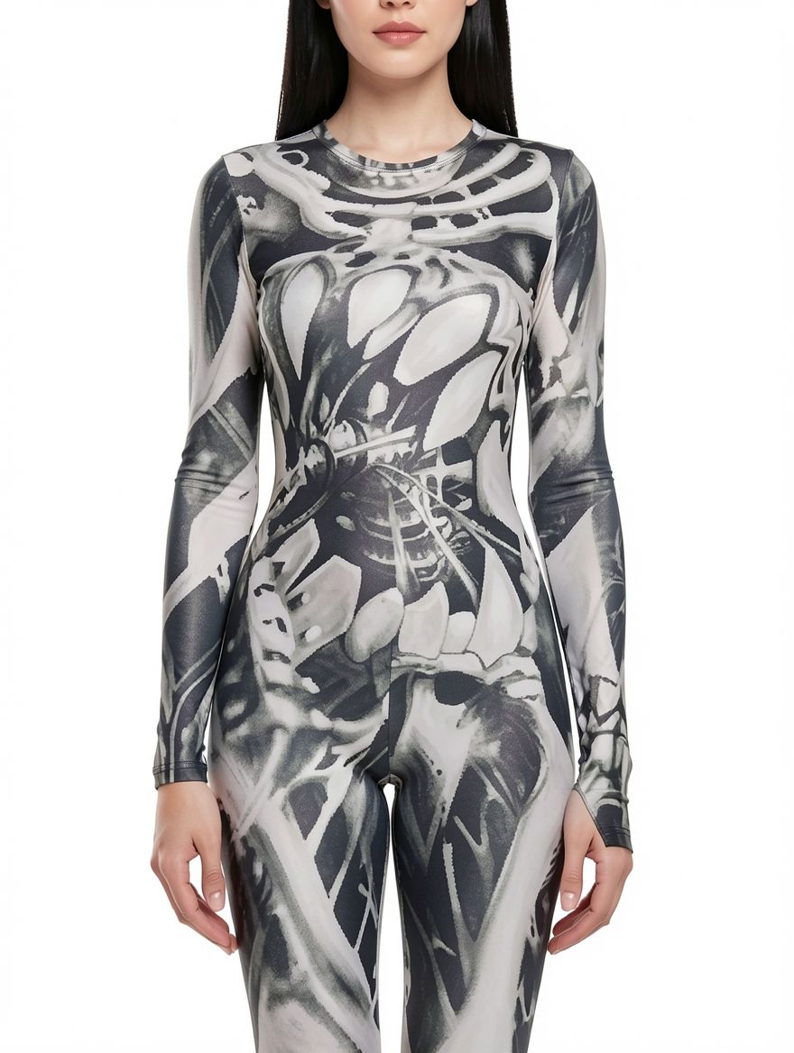 Women Sexy Long Sleeve Jumpsuit