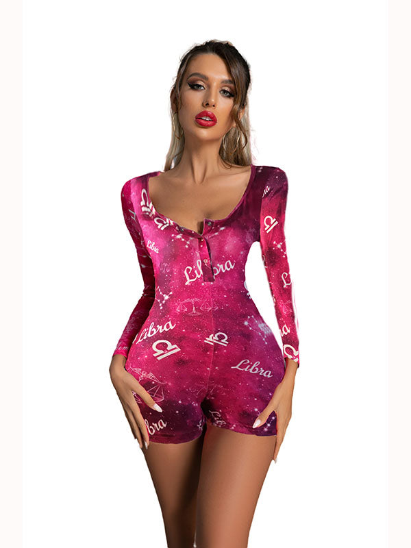 Women Long Sleeve Romper Jumpsuit