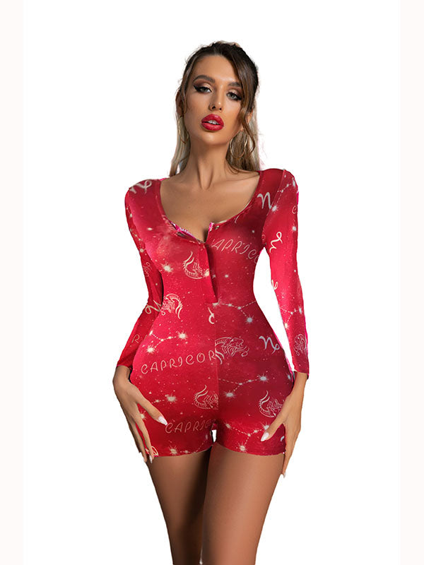 Women Long Sleeve Romper Jumpsuit