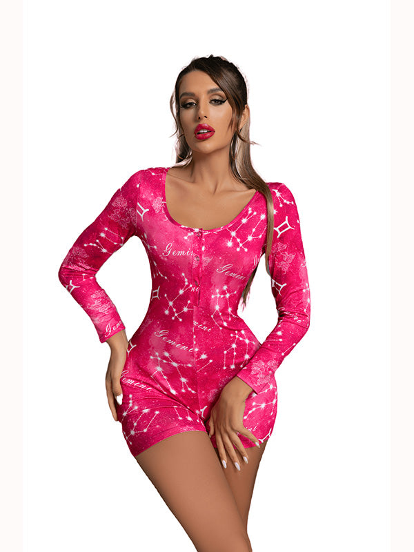Women Long Sleeve Romper Jumpsuit