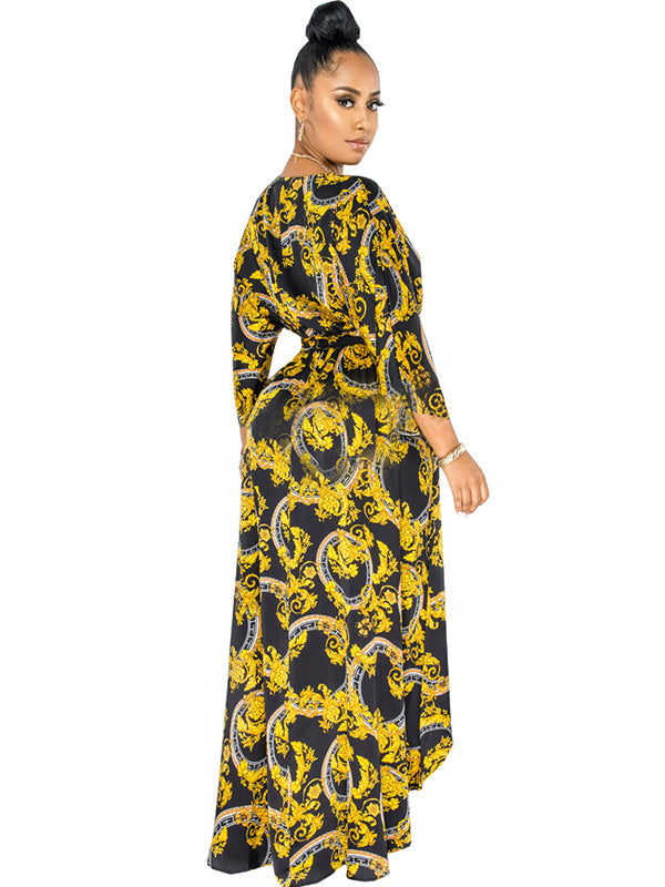 Women Short Front Long Back Maxi Dress