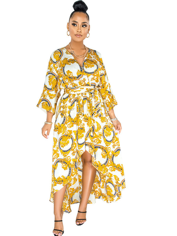 Women Short Front Long Back Maxi Dress