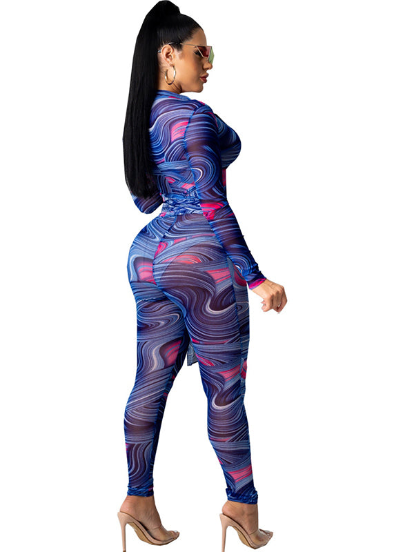 Women Zipper Sexy Jumpsuit