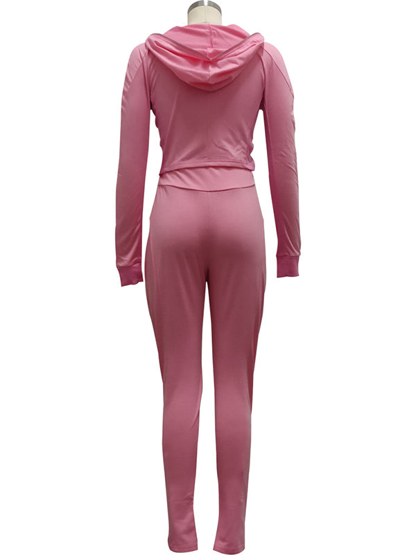 Women Zipper Long Sleeve Jumpsuit